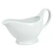 NEW BIA CORDON BLEU LARGE GRAVY OR SAUCE BOAT in White Porcelain - Perfect Cond.