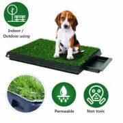 Large Dog Pet Potty Training Pee Pad Mat Puppy Tray With Grass Indoor 3 Layers