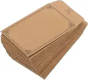 TOGEVAL 50pcs Self-Adhesive Paper Mini Envelopes for Coins Adhesive Envelopes Sturdy Construction for Budgeting Storage