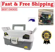 Plano 6201 One-Tray Tackle Box, Bait Storage, Extending Cantilever-tray Design