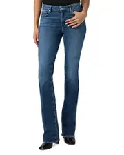 Paige Manhattan High Rise Bootcut Jeans in Novelist