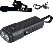Bright Flashlight - Portable Charging lamp | Led Torch Rechargeable | USB Fast Charging Night Riding Light with Power Bank Function | Cordless Led Lantern | Waterproof Lamp for Outdoor Activities