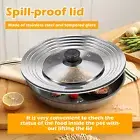 Universal Lid for Pots Pans Skillets Stainless Steel Pan Lid Dishwasher weTLE