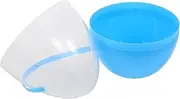 MAGICLULU Easter Egg Hunt Container for Kids Large Fillable Plastic Egg with Handle Decorative Candy Box Easter Children