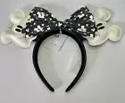 Loungefly Disney Parks Ghost Mickey Glow in the Dark Minnie Ears Headband NWT