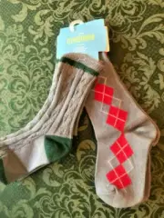 NWT Gymboree holiday dress socks lot 2p boys 12 24 18 christmas argyle red green