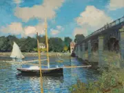 The Bridge at Argenteuil | Claude Monet | 1874 Impressionism Art Print