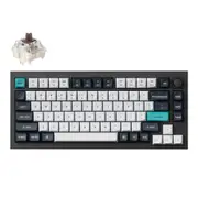 Keychron Q1 Max Wireless Keyboard (Black) (Gateron Jupiter Brown Switches)