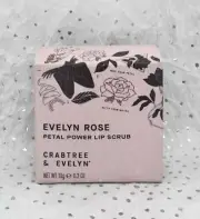 CRABTREE & EVELYN~~EVELYN ROSE~~PETAL POWER LIP SCRUB 0.3 OZ NEW IN BOX