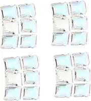 Ipetboom Pcs Nail Art Jewelry Rhinestones Crystal Gems Square Gems for Butterfly Nail Charms