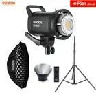 Godox SL60IID 70w Bowens LED Video Light + 95cm Grid Softbox + Light Stand
