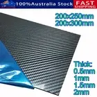 Carbon Fiber Fibre Plate Sheet Aerospace Grade for Carbon Parts 0.5/1/2mm Thick