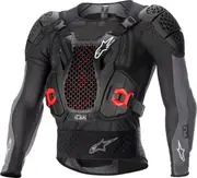 Alpinestars Bionic Plus V2, protector jacket Level-2 , color: Black/Dark Grey/Red , size: L
