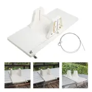 Push Soap Cutter Homemade with Wire Loaf Slicer Adjustable Slab Soap Cutter