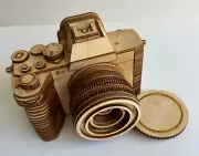 Wooden SONY A7RV Collectible Model Camera Replica