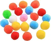 Cat Toy Balls Launcher Set, Includes 20 Colorful Plush Cat Balls, Cat Enrichment Toys, Interactive Funny Cats Toys Balls, Cat Balls Fetch Toy for Bored Indoor Cats (20 Balls)