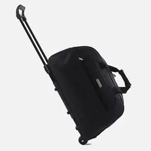 手提旅行包男拉桿包帶輪子行李包輕便可折疊登機包出差旅游收納袋