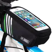 Bike Phone Mount Bag Cycling Waterproof Frame Top Tube Handlebar Bicycle Pouch