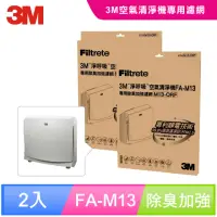 在飛比找momo購物網優惠-【N95口罩濾淨原理】3M 超舒淨8坪清淨機除臭加強專用濾網