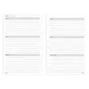 TUL Custom Note-Taking Discbound Weekly/Monthly Refill, 5.5x8.5, Jan-Dec 2020