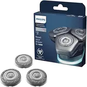 Philips Shaver Series 9000 SkinIQ Replacement Shaving Head for Shaver Trimmers, Beard and Hair - fits S9000 and Prestige s9000 models, Chrome, SH91/51