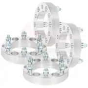 4 PCS 1.25" 6x5.5 Wheel Spacers 12x1.5 Studs For Toyota 4Runner FJ Cruiser (for: Toyota)