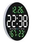 Easily Accessible LED Wall Clock Featuring a Built In Calendar Display