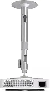 Projector Bracket Projector Hanger Multifunctional Home Ceiling Wall Bracket Universal Projector Hanging Mounting Hanger Suspension Head Projector Holder(Gray)