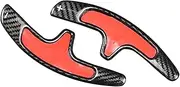 Car Steering Wheel Shift Paddles for P&orsche 991 981 Cayman B&oxster Carrera Carbon Fiber Car Steering Wheel Shifter Extension Shift Paddle 2Pcs/Set HTEOPOEKFR