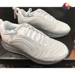 正版 W AIRMAX 720 全白 女 大氣墊 慢跑鞋AR9293-101 休閒鞋