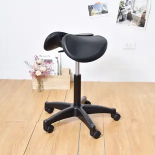 凱堡 馬鞍座工作椅(高款)-高49-69cm 工作椅/美容椅/吧檯椅/旋轉椅