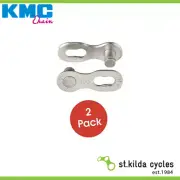 KMC Bike Chain - Connecting Link KMC/Shimano - 10 Speed - 2 Pack - Silver
