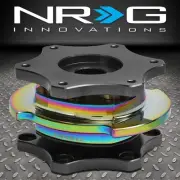 NRG SRK-R200GM-MG SFI 42.1 D SHAPED STEERING WHEEL QUICK RELEASE NEO CHROME RING