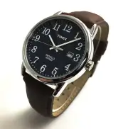 Men's Timex Easy Reader 38mm Leather Strap Watch TW2P75900