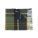 [Barbour] Barbour Check Pattern Scarf ONE SIZE GREEN