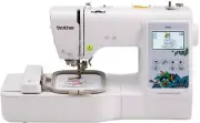 Brother PE535 Embroidery Sewing Machine LCD Touchscreen USB 80 Built-in Designs