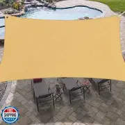 OutdoorLines Rectangle Sun Shade Sails for Patios 4 x 6 ft (Straight Edge) Su