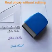 Custom Name Signature Personalise Stamp Self inking 30x10mm