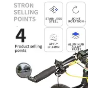 Bike Rearview Mirror Mountain Bicycle Handlebar Rear GX End Bar Mirro New V9