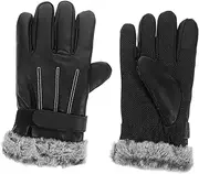 [PAMINGONO] Warm Gloves Men's Waterproof Ski Snowboard Mittens Touchscreen Thermal Insulation Non Grip 1 Pair