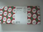 IKEA SNOFINT Table Runner 100 % Cotton Red Green Apples 16 x 98 " NEW