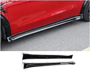 Gloss Black Side Skirts Extension Body Panel Lip Splitters Winglet Compatible for Tesla Model Y 2021 22 23 Side Skirts Rocker Panels(Bright Black)