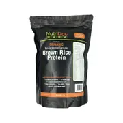 Nutridoc Organic Bio-Fermented Sprouted Brown Rice Protein Natural 1kg
