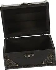 MUSISALY Wooden Jewelry Box Storage Trinket Organizer Desktop Jewelry Organizer for Home Bedroom Shop