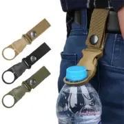 2PCS Tactical Nylon Webbing Belt Key Hook Backpack Tool Hook Water Bottle Holder
