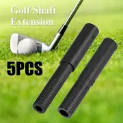 5PCS Golf Club Steel Shaft Extension Rods-Extend For Iron Wood Putter ##