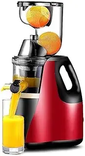 Wide Mouth Slow Masticating Juicer Extractor Cold Press Vertical Juicer Machine with Quiet Motor/Reverse Function High Nutrient Fresh Vegetable and Fruit Juice Extractor Easy to Clean (Color : B)