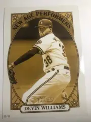 2021 Topps Heritage New Age Performers 02/10 5x7 Devin Williams Brewers NAP-19