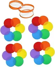 Yardwe 1 Set Carpet Markers for Early Education Colors with Dot Markers Each Zipper Bag for Cognitive Skills Development