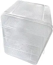 Leefasy Food Cover Rack Storage Organizer Reusable 4 Layer Stand Mesh Plate Serving Holder Dish Cover for Kitchen Dining Table Home
